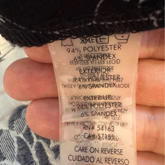 Calvin Klein Sz 6 Black Floral Midi Romper - Never Worn - Picture 6 of 8